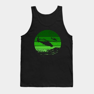 Mi-24 Hind helicopter sunset Tank Top